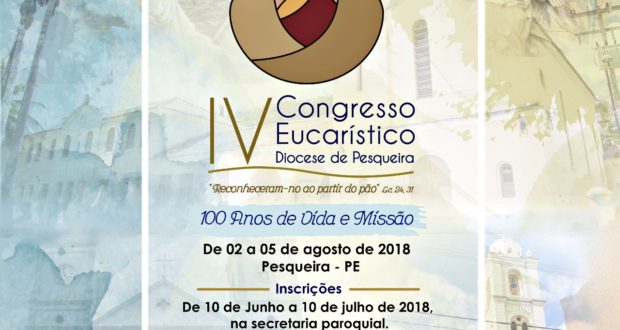 ( Novidades sobre a Festa dos 100 anos!)Está chegando a grande festa da Diocese, a comemoração do seu centenário em Pesqueira!