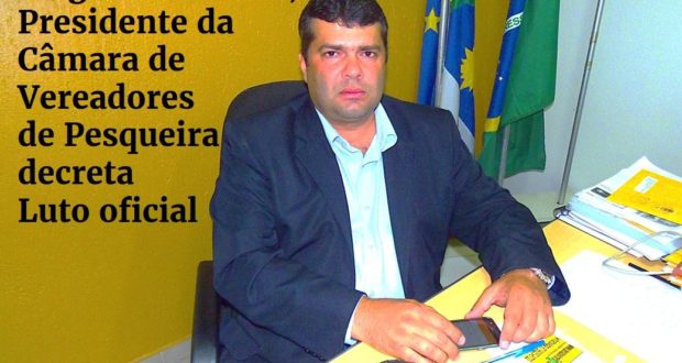 Câmara de Vereadores decreta luto de três dias pela morte do ex vereador Armando da Banca (Por: Flávio Jardim e Geraldo Magela)