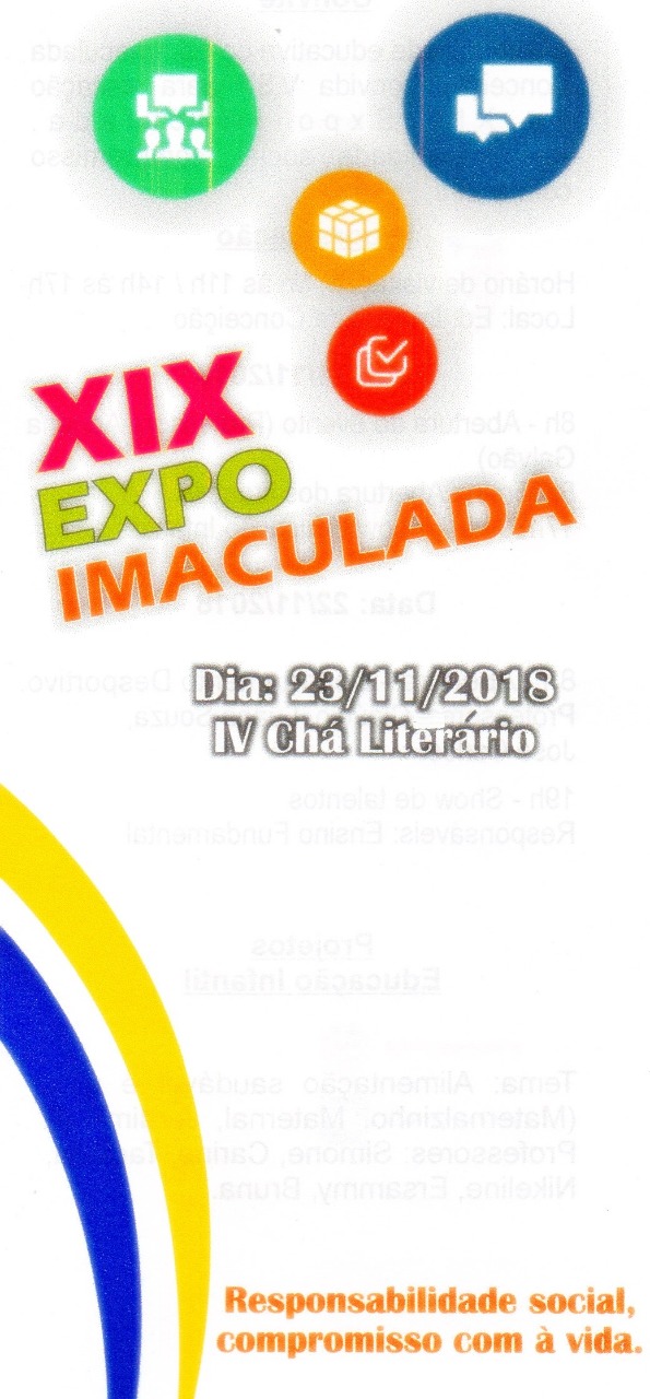 Atenção… o Educandário Imaculada Conceição tem Agenda Educativa e Festiva com a sua XIX Expo Imaculada!