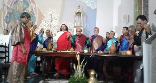 BELO JARDIM: Políticos interpretam Apóstolos e Jesus na Última Ceia, em Missa da Semana Santa