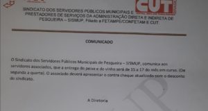 Atenção…O Peixe e o Vinho do SISMUP já tem data de entrega