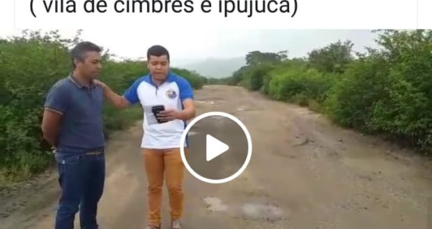 Cacique Marcos Xukuru grava vídeo solicitando, ao Governador e a Deputados, a Restauração da PE 219 (que liga Pesqueira a Paraíba)