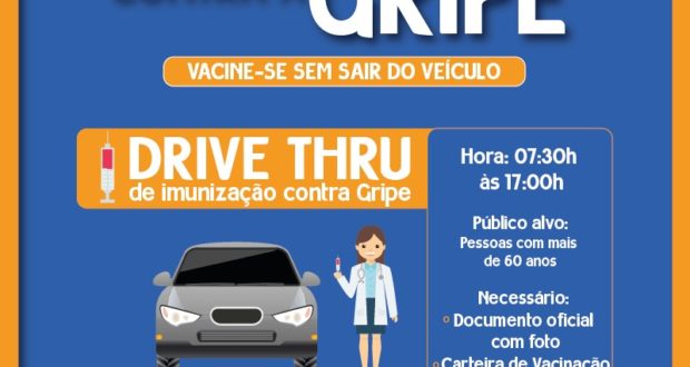 Informativo da Prefeitura sobre a Vacinação contra Gripe em idosos