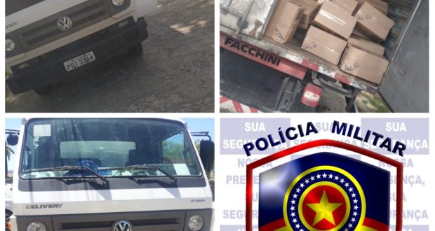 Polícia recupera, em Mimoso distrito de Pesqueira-PE, Caminhão e Carga roubados