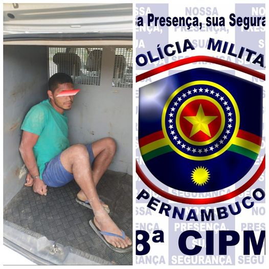 Policia Militar prende homicida de Arcoverde aqui em Pesqueira