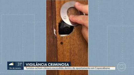 Casal encontra câmera escondida em apartamento de Copacabana contratado através de plataforma de aluguéis por temporada