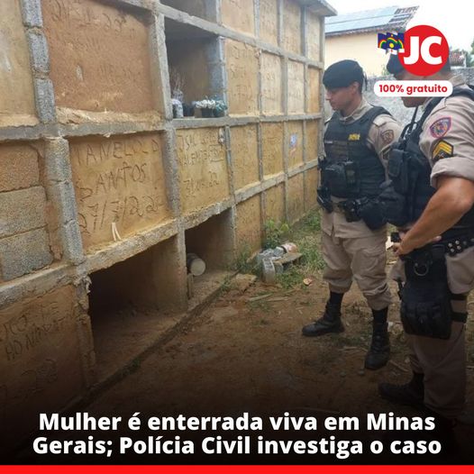 Uma mulher foi encontrada viva em um túmulo no Cemitério Municipal de Visconde do Rio Branco, em Minas Gerais, nessa terça-feira (28).